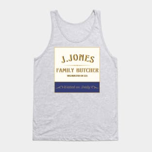 Jones Butcher Dad's Army Private Jones Mainwaring Pike Tank Top